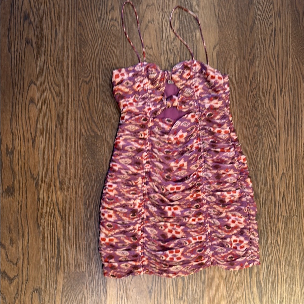 Purple and Red Zara Dress XS
